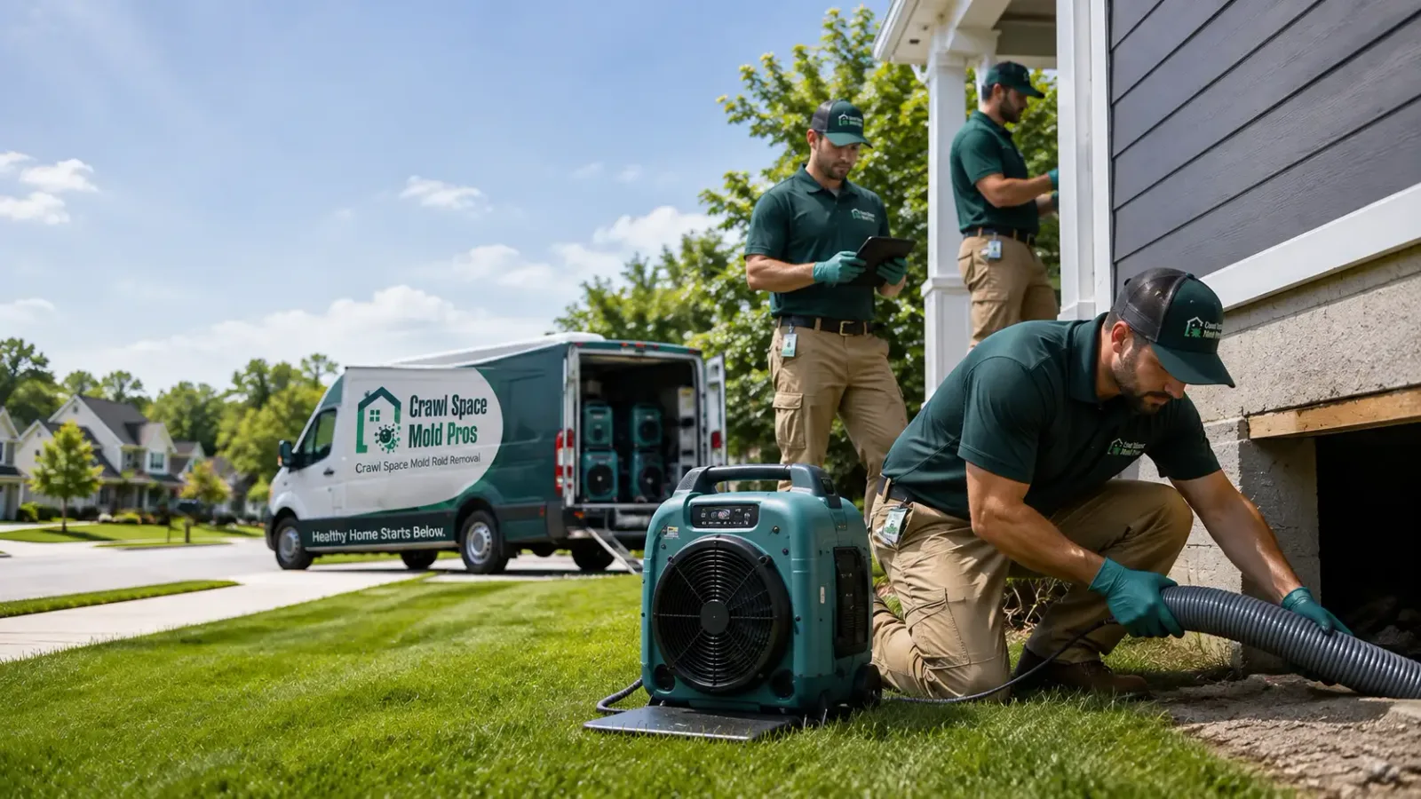 Crawl Space Mold Removal in Anderson, TX